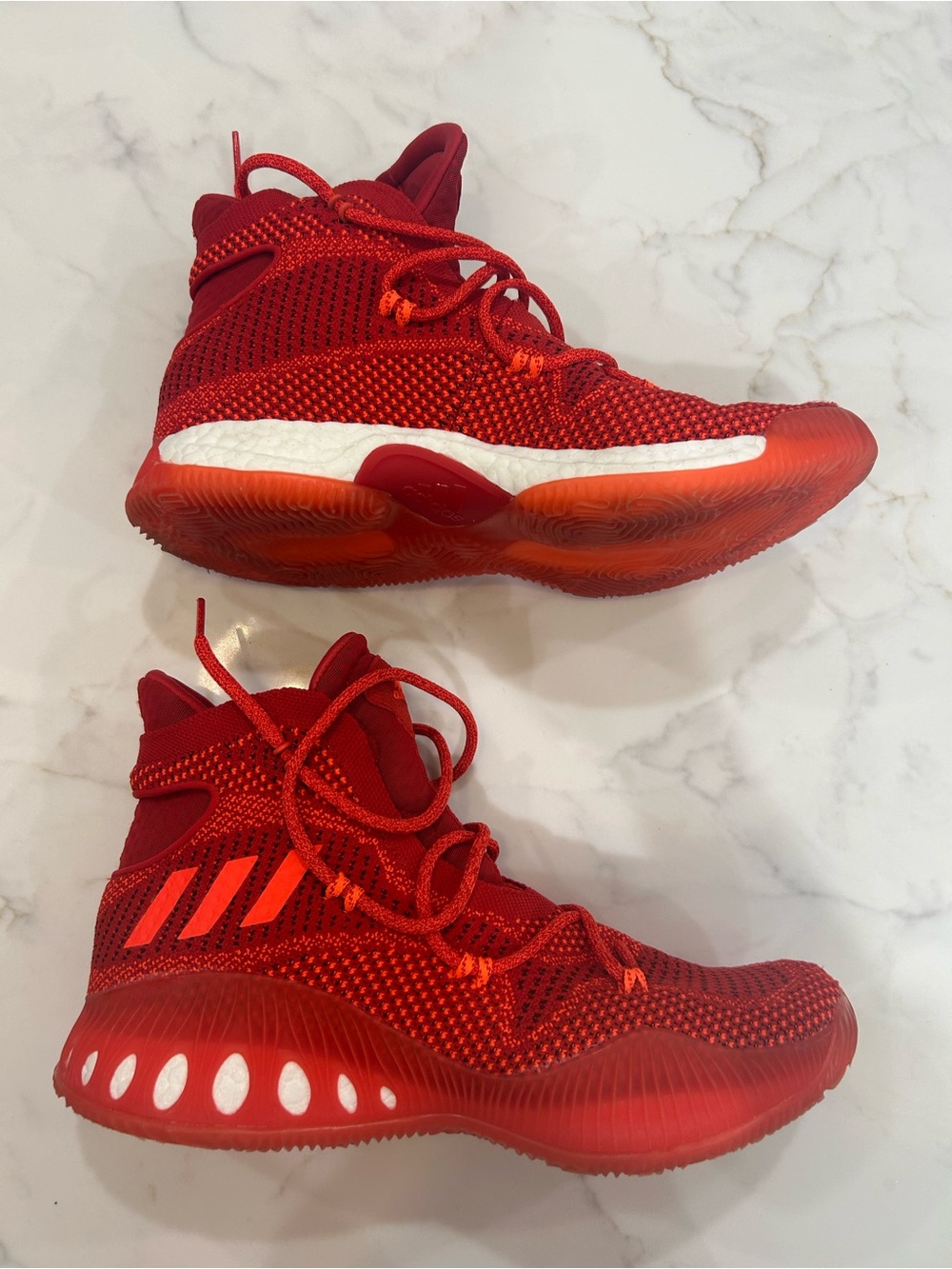 Men’s Red Adidas Crazy Explosive Primeknit pk Size 11.5